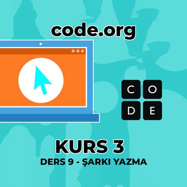 code org Kurs 3 Ders 9 – Şarkı Yazma